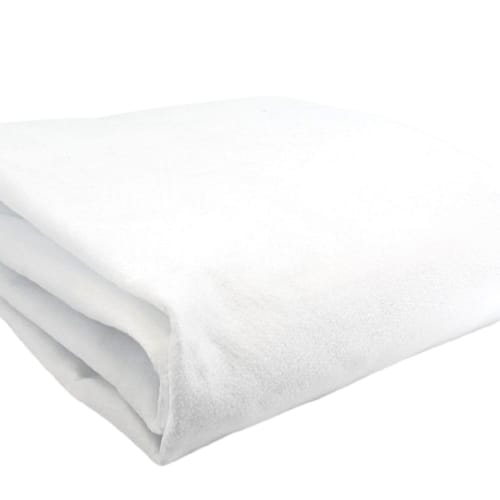 Felt Mattress Pad, 100% Polyester, Seamless, 12" Nonwoven Fitted Skirt, Twin, 39x75, White